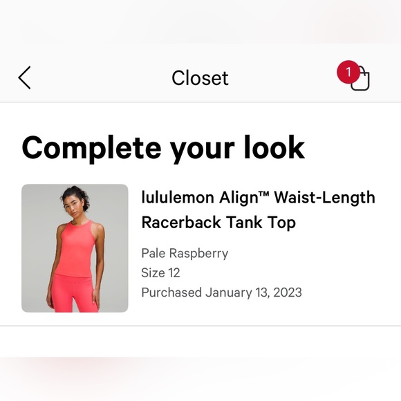 lululemon Align Racerback Tank - Picture 6 of 6